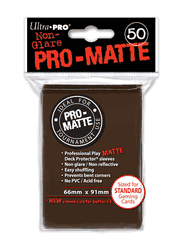 Deck Protectors - Pro-Matte - Brown (One Pack of 50)