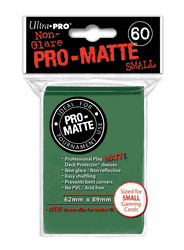 Deck Protectors - Pro Matte - Small Size - Green (One Pack of 60)