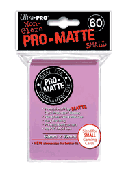 Deck Protectors - Pro Matte - Small Size - Pink (One Pack of 60)