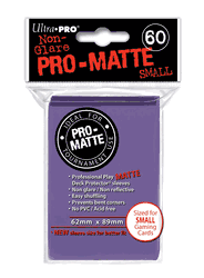 Deck Protectors - Pro Matte - Small Size - Purple (One Pack of 60)