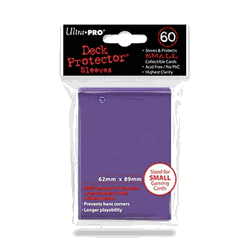 Deck Protectors, Small Size - Purple (One Pack of 60)