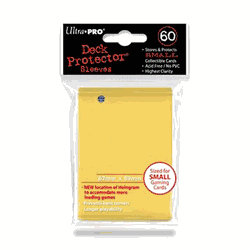 Deck Protectors - Small Size - Yellow (One Pack of 60)