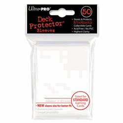 Deck Protectors - Solid - White (One Pack of 50)