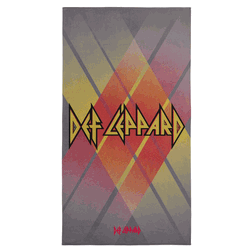 Def Leppard Diamond Fire Microfiber Beach Towel 30x60 inches