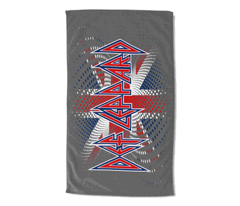 Def Leppard Dots To Dots Beach Towel 40 x 72 inches
