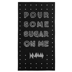 Def Leppard Sugar Beach Towel 30x60 inches