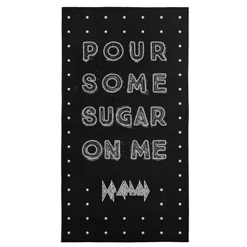 Def Leppard Sugar Beach Towel 30x60 inches