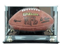 Deluxe Acrylic Football Display Case - Wall Mountable