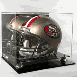 Deluxe Acrylic Football Helmet Display Case