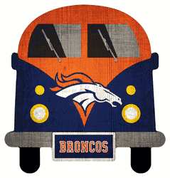 Denver Broncos 12" Team Bus Sign
