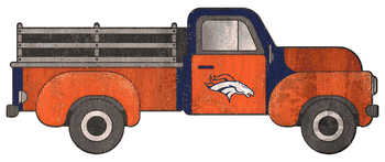 Denver Broncos 15in Truck cutout