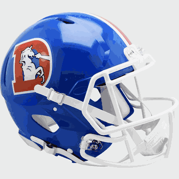 Denver Broncos 1975 to 1996  Authentic Speed Full Size Throwback Football Helmet