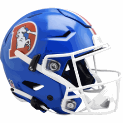 Denver Broncos 1975 to 1996 Full Size Authentic SpeedFlex Throwback Football Helmet