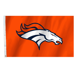Denver Broncos 3 Ft. X 5 Ft. Flag W/Grommetts