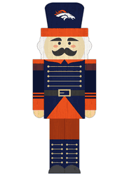 Denver Broncos 31" Nutcracker Leaner