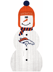 Denver Broncos 31" Snowman Leaner