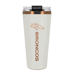 Denver Broncos 32oz Crme and Copper Big Slim Tumbler with Straw