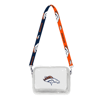 Denver Broncos 3D Logo Clear Fanny Fan Purse