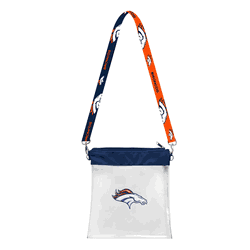 Denver Broncos 3D Logo Clear Satchelette