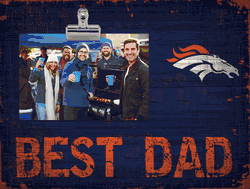 Denver Broncos Best Dad Clip Frame