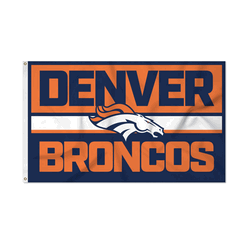 Denver Broncos Bold 3' x 5' Banner Flag