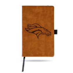 Denver Broncos Brown - Primary Laser Engraved Small Notepad