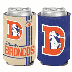 Denver Broncos Can Cooler Vintage Design