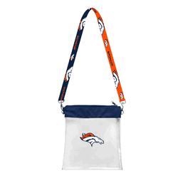 Denver Broncos Clear Pattern Strap Bag