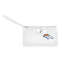 Denver Broncos Clear Ticket Wristlet