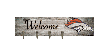 Denver Broncos Coat Hanger 6x24