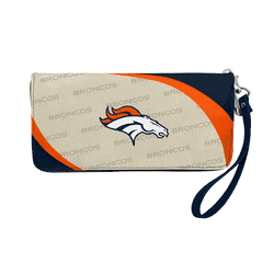 Denver Broncos Curve Zip Organizer Wallet