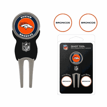Denver Broncos Divot Tool and Marker Set