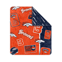 Denver Broncos Dream Weave Throw 50x60