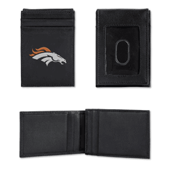 Denver Broncos  Embroidered Front Pocket Wallet - Slim/Light Weight