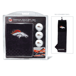 Denver Broncos Embroidered Towel Golf Gift Set