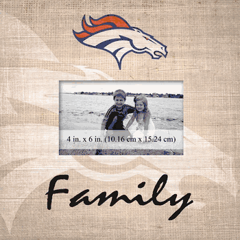 Denver Broncos Family Picture Frame