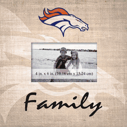 Denver Broncos Family Picture Frame