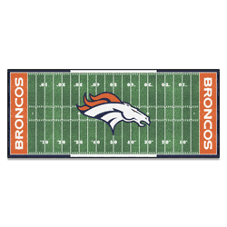 Denver Broncos Field Runner Mat - 30in. x 72in.