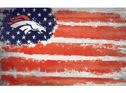 Denver Broncos Flag 11x19.