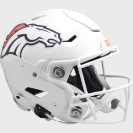 Denver Broncos Full Size Authentic SpeedFlex Football Helmet 2024 Alternate On-Field