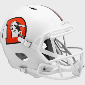 Denver Broncos Full Size Speed Replica Football Helmet 2023 Alternate On-Field