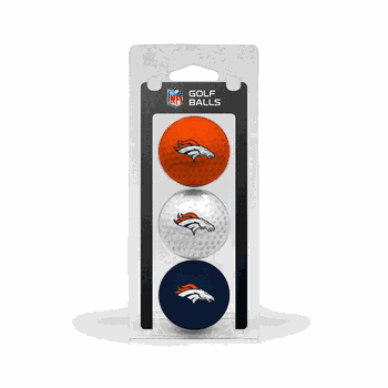 Denver Broncos Golf Balls - 3 Pack