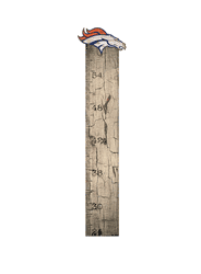 Denver Broncos Growth Chart Sign 6x36
