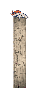 Denver Broncos Growth Chart Sign 6x36