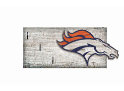 Denver Broncos Key Holder 6x12