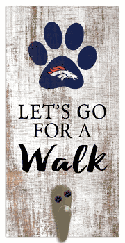 Denver Broncos Leash Holder 6x12 Sign