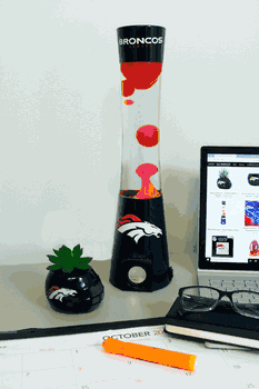 Denver Broncos Magma Lamp - Bluetooth Speaker