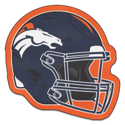 Denver Broncos Mascot Helmet Rug