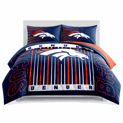 Denver Broncos Momentum Bedding Comforter Set F/Q