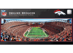Denver Broncos NFL 1000pc Panoramic Puzzle - End Zone